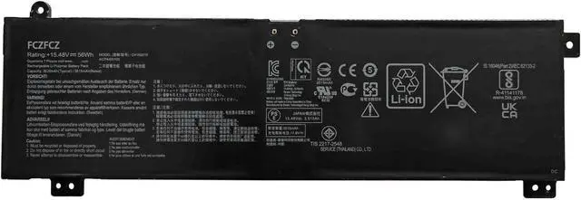 Main image of C41N2010 Battery 56Wh 3620mAh Replacement for ASUS ROG Strix G15 G513IC G513IH G513QC G513QE G713QE Series 0B200-03890000 0B20003890000 4ICP4/63/103 15.48V 4-Cell