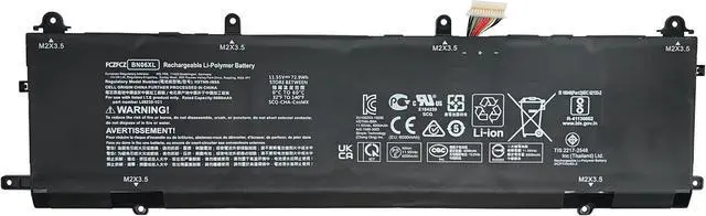 Main image of BN06XL Battery 72.9Wh Replacement for HP Spectre X360 15-EB 15-EB0000 / Spectre X360 Convertible 15-EB 15-EB0000 Series 0BN06XL 0BNO6XL BN06072XL 0BN06072XL HSTNN-IB9A L68235-1C1 L68299-005
