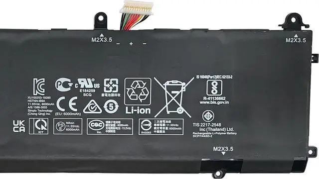Alt view image 3 of 5 - BN06XL Battery 72.9Wh Replacement for HP Spectre X360 15-EB 15-EB0000 / Spectre X360 Convertible 15-EB 15-EB0000 Series 0BN06XL 0BNO6XL BN06072XL 0BN06072XL HSTNN-IB9A L68235-1C1 L68299-005