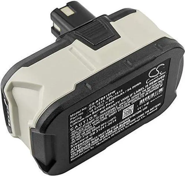 Main image of Li-ion Battery Compatible with Ryobi P301, P310, P3200, P3300, P3310, P340, P400, P410, P420, P430, P500, P501, P506, P510, P514, P520, P521, P522, P530, P540, P570