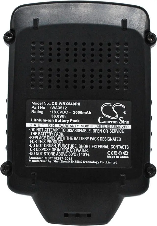 Alt view image 5 of 5 - 18.0v Compatible with Battery Rockwell RW9351.1 RD2865, RD2871, RD2872, RD2873, RD2874, RK1806K2, RK1807K2, RK1808K2, RK1809K2, RK2701K, RK2800, RK2800K