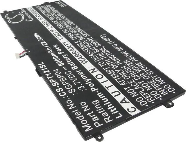 Alt view image 2 of 6 - 3.7v Compatible with Battery Sony SGPBP04 GPT121, SGPT121US/S, Tablet S