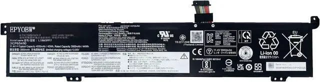 Main image of L19M3PF7 Battery 45Wh Compatible with Lenovo Ideapad Gaming 3-15IMH05 3-15ARH05 / Creator 5-15IMH05 Series L19D3PF4 L19L3PF3 L19D3PF4 SB10W89840 5B10W89843 SB10W89842 5B10W89836 SB10W89844