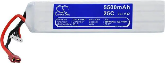 Alt view image 5 of 6 - Replacement Battery Compatible for RC CS-LT103RT (5500mAh/22.2V), CS-LT103RT Battery