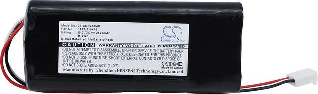 Alt view image 5 of 6 - Compatible with Battery for Clinical Dynamics 460005-078, AS10973, B10973, BATT/110476, MB210B, OM10973, GX-2 Smart Arm, NIBP GX-2, Smartarm SPO2, SS100A Smart Sat (2500mAh)