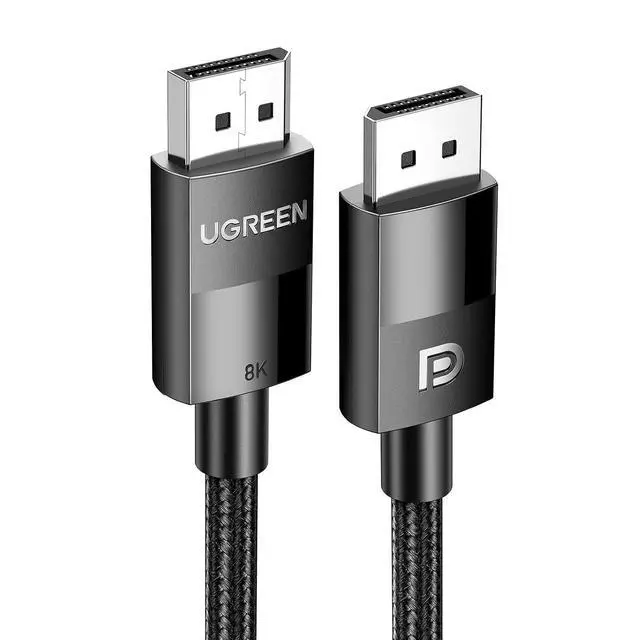 Alt view image 6 of 7 - UGREEN 8K Displayport KVM Switch DP 1.4 with 4 USB 3.0 Ports (3 USB-A + 1 USB-C) Bundle with UGREEN VESA Certified 8K DisplayPort Cable 6.6FT, DP 1.4 Cable