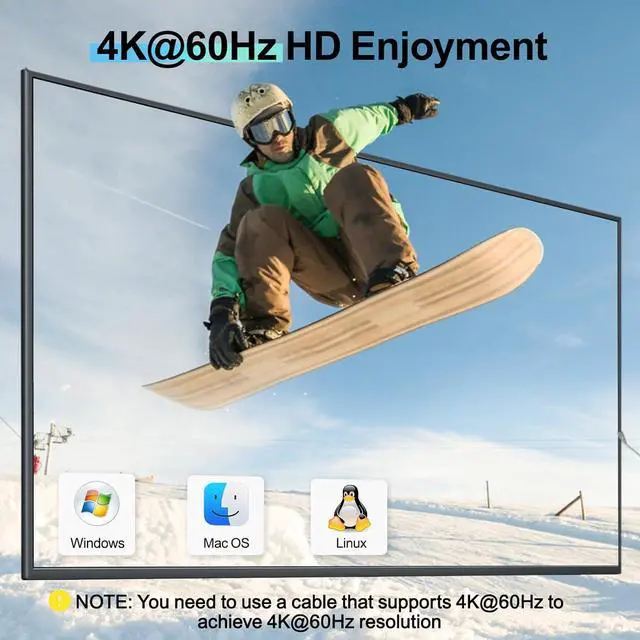 Alt view image 6 of 7 - Ennovor Alxum USB 3.0 HDMI KVM Switch with Audio and Microphone Ports-2 Monitors to 2 Computers,Dual Mode Switching 4K@60Hz 3 USB A,Includes Desktop Controller, 2 USB Cables