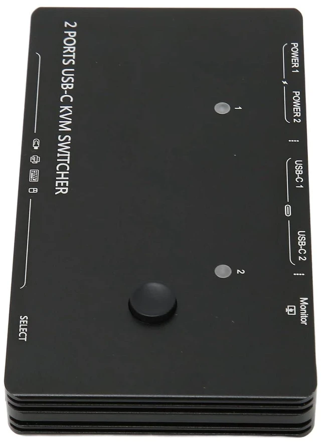 Alt view image 5 of 7 - Keenso Type C KVM Switch 10Gbps, 4K Self Adaptive