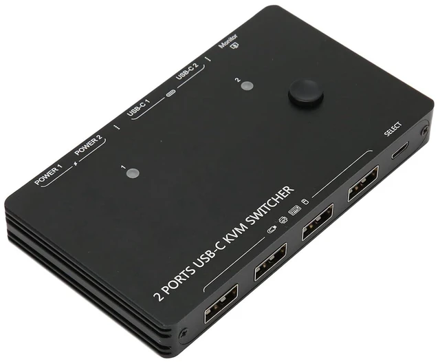 Alt view image 4 of 7 - Keenso Type C KVM Switch 10Gbps, 4K Self Adaptive