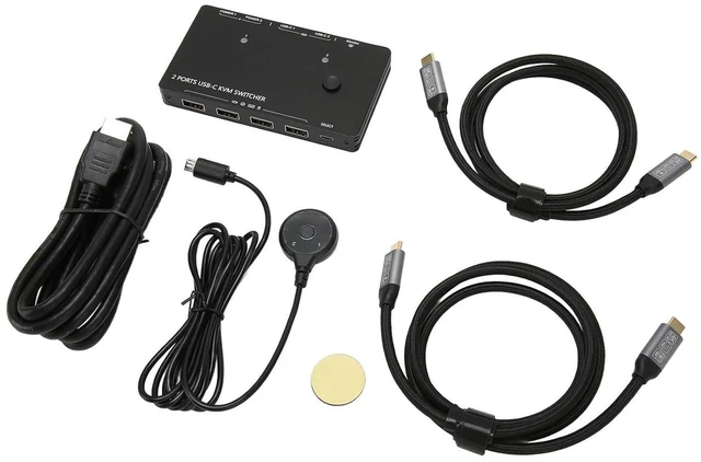 Main image of Keenso Type C KVM Switch 10Gbps, 4K Self Adaptive