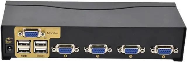 Alt view image 4 of 5 - Ennovor USB KVM Switch 4 in 1 Out Suitable for Four Host Monitoring Hard Disk to Share a Set of Keyboard Mouse and Monitor VGA Switch
