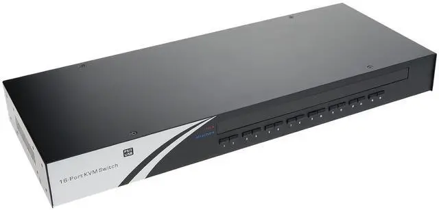 Main image of Ennovor BeMatik 1U Rack KVM Switch USB PS2 VGA Uniclass 1KVM 16CPU