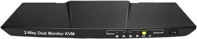 Main image of Ennovor Hotkey hdmi dp kvm Switch 4 Port Dual Monitor 4 in 2 Out hdmi Splitter for Extend Screens USB kvm Switch Keyboard selector 4x2(UK Plug)