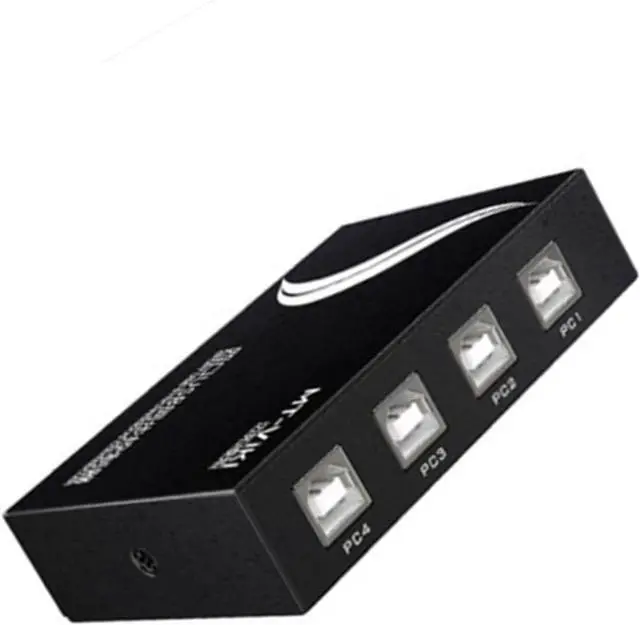 Main image of Ennovor KVM Switch - USB Keyboard Mouse Synchronizer Controller, 4/8/16 PCs Sharing with One Set of Keyboard and Mouse, Plug and Play Distributor Support for Windows/Linux (Size : 4 Ports)