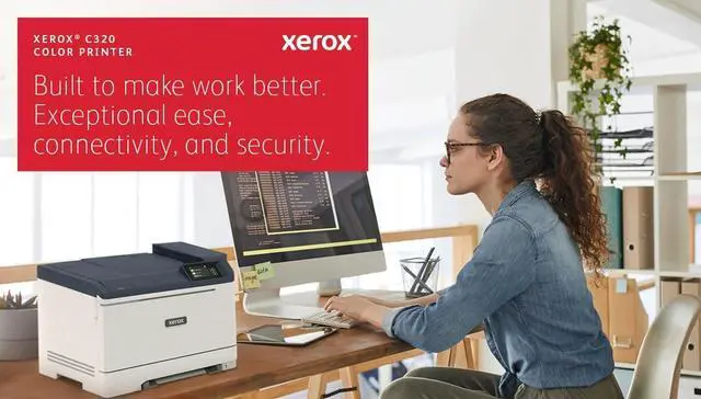 Alt view image 5 of 7 - Xerox C320 Color Printer, Laser, Print, Letter, Energy Star Certified, up to 35 PPM
