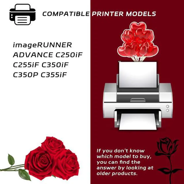 Alt view image 2 of 7 - Ennovor GPR-51 Drum Unit Compatible for Canon imageRUNNER Advance C250iF C255iF C350iF C350P C355iF Printers, with Chip, High Yield 37200 Pages, Clear Printing (Black)