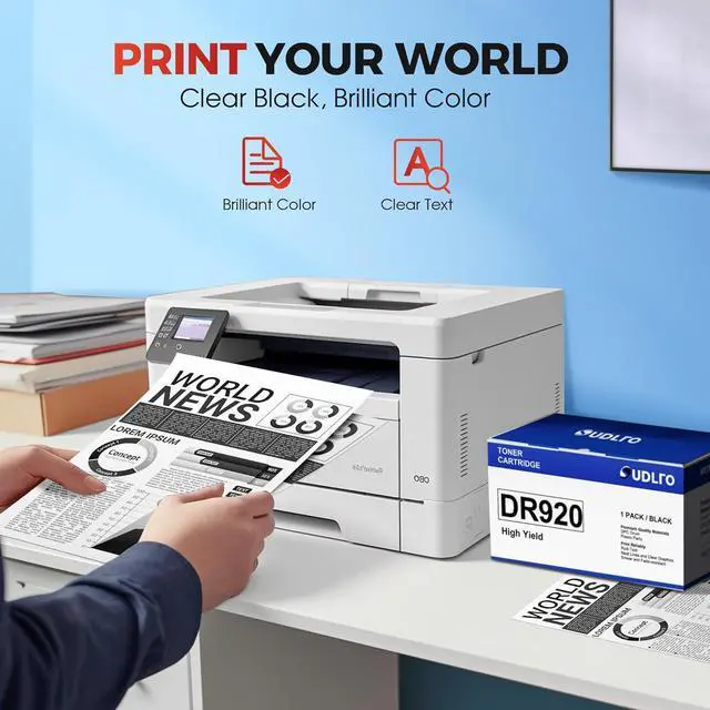 Alt view image 6 of 7 - Ennovor DR920 Drum Unit DR920 Replacement for Drum DR920 DR-920 to Compatible with HL-L6210DW HL-L6210DWT HL-L6310DW HL-L5210DW HL-L5210DWT HL-L5210DN(1 Black, Not Toner)