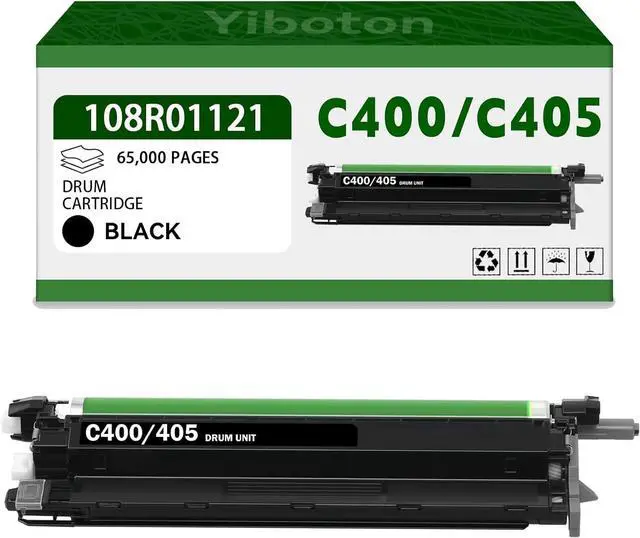 Main image of C400 C405 Black Imaging Drum Replacement for 108R01121 Drum Unit Compatible for Xerox Versalink C400 C405 Phaser 6600 6605 Workcentre 6655 Printer (1-Pack,NO Toner)