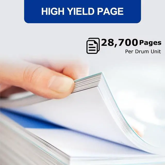 Alt view image 3 of 5 - 1 PK DR520 Black Drum Unit 28,700 pages High Yield Compatible, DR520, Replacement for Brother HL-5240 HL-5280DW HL-5380DN MFC-8370 MFC-8460N MFC-8470DN MFC-8480DN MFC-8660DN DCP-8060 Printer