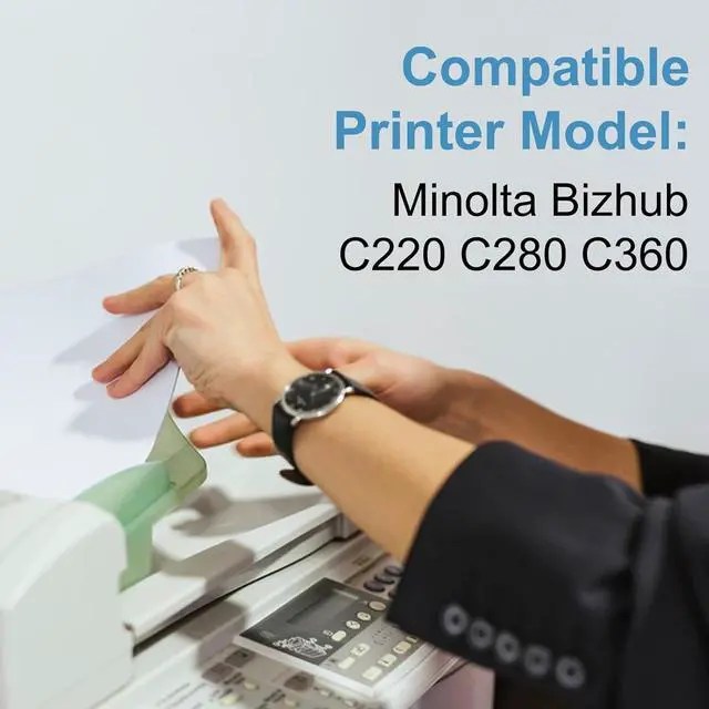 Alt view image 2 of 6 - DR-311 Black Drum Unit Replacement for Konica DR311 A0XV0TD Drum Cartridges for Minolta Bizhub C220 C280 C360 Printer (1-Pack)