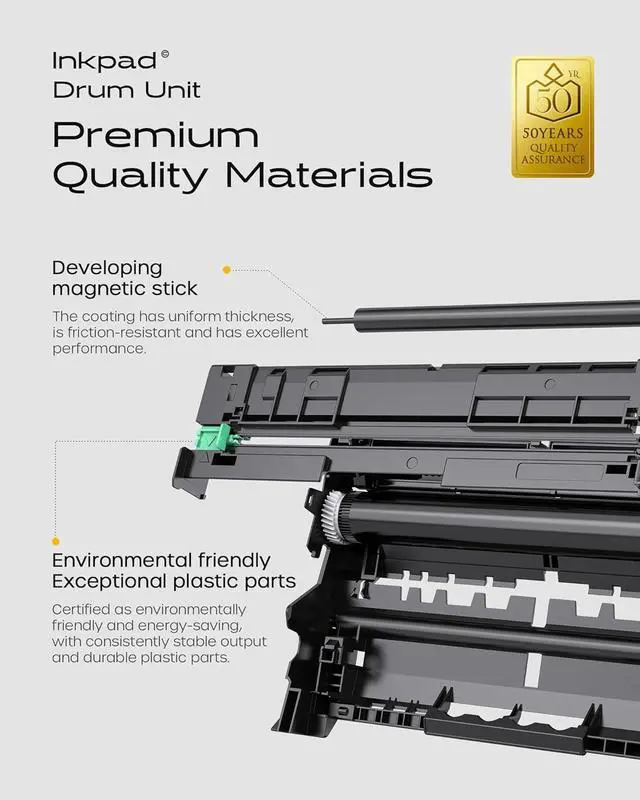 Alt view image 2 of 6 - DR920 Drum Unit (NOT Toner) for Brother DR-920 DR920 use with TN920 TN-920 TN920XL TN920XXL Work for Brother HL-L6210DW MFC-L5915DW HL-L5210DWT HL-L5210DN HL-L5210DW HL-L6310DW Printer 2 Pack