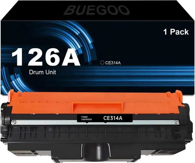 Main image of BUEGOO CE314A 126A Black Imaging Drum Unit Compatible for Pro MFP M176n M177fw M275 M175a M175nw MFP CP1025 CP1025nw CP1025 Printer | 1 Pack