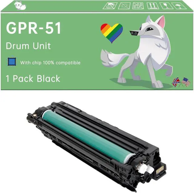 Main image of GPR-51 Drum Unit Compatible with Canon imageRUNNER Advance C250iF C255iF C350iF C350P C355iF Printers, Enhanced Durability, Ideal for High-Volume Printing (1 Pack Black)