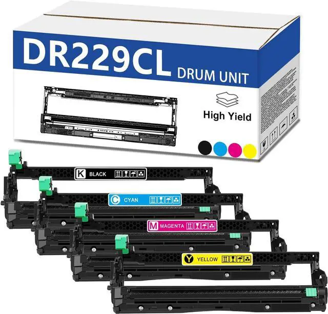 Main image of DR229CL Drum Unit (Not Toner) Compatble with Brother DR229CL TN229 TN229XL Replacement for Brother HL-L3220CDW HL-L3280CDW HL-L3295CDW HL-L3300CDW HL-L8245CDW MFC-L3720CDW Printer (4-Pack)