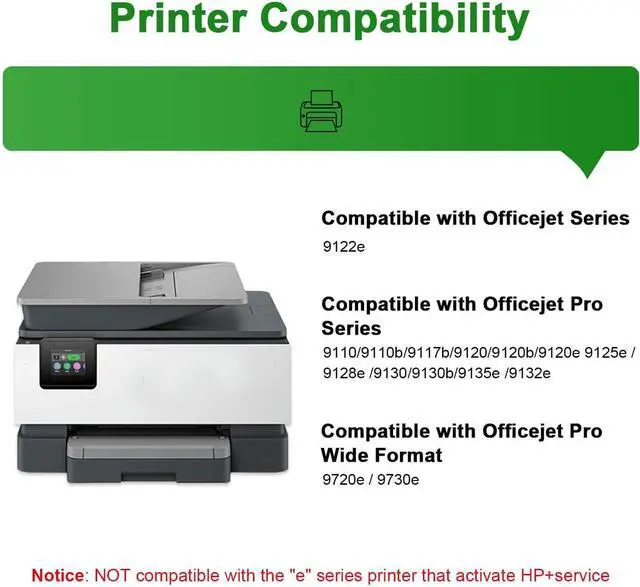 Alt view image 2 of 7 - Ennovor 936XL 936 Ink Cartridges Combo Pack Replacement for HP Ink 936xl Black and Color Combo Pack Compatible with HP OfficeJet Pro 9120e 9125e 9122e 9128e 9110b 9130b 9135e 9730e Printers