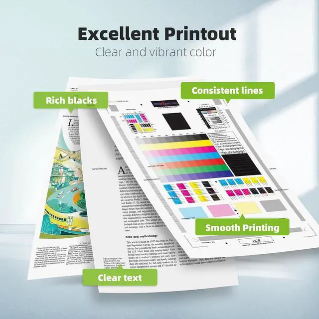 Alt view image 6 of 7 - 972X Ink Cartridges Replacement for HP 972X 972A Compatible with HP Pagewide Pro MFP 477DW Pagewide Pro 577DW 552DW 477DW 477DN 452DW 577Z Printers (4 Pack, Black/Cyan/Magenta/Yellow)