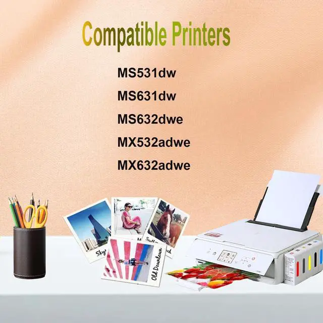 Alt view image 3 of 7 - Ennovor 66S1000 Toner Cartridge Compatible for MS531 MS531dw MS631 MS631dw MS632 MS632dwe MX532 MX532adwe MX632 MX632adwe Printers (1 Black)