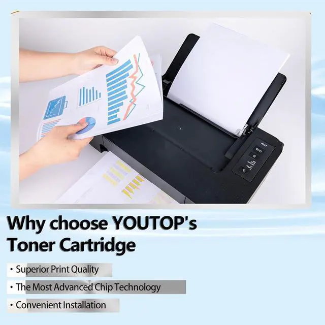 Alt view image 4 of 6 - Ennovor MX61NT MX-61NT Black Toner Cartridge (MX-61NTBA) Compatible for Sharp MX-2630N MX-2651 MX-3050N MX-3070N MX-3071 MX-3550N MX-3551 MX3561 MX3571 MX4051 MX4061