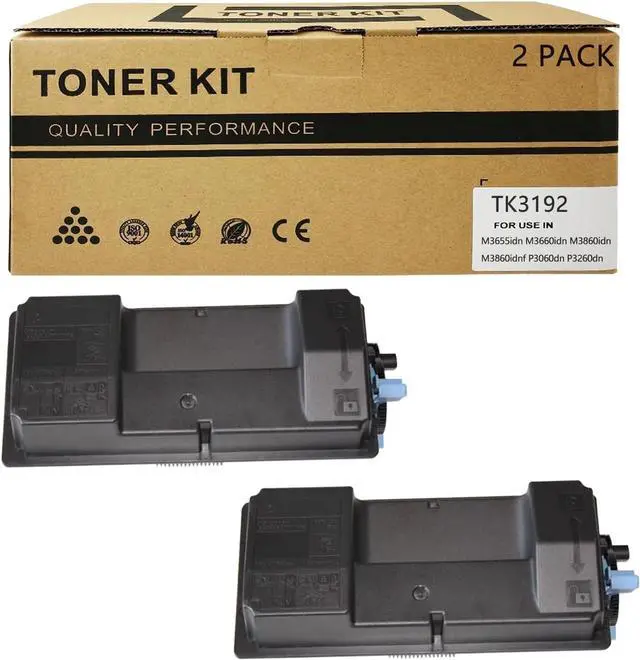 Main image of Ennovor Compatible for Kyocera TK-3192 TK3192 Toner 2 Pack Compatible for Kyocera ECOSYS M3655idn M3660idn M3860idn M3860idnf P3060dn P3260dn Printer Toner