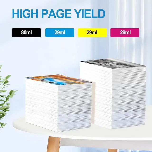 Alt view image 3 of 5 - Ennovor 712 712XL Ink Cartridge Replacement for HP 712 712XL 712 XL Ink for DesignJet T650, T630, T230, T210 Studio Plotter Printer(4 Pack, Black, Cyan, Yellow, Magenta)