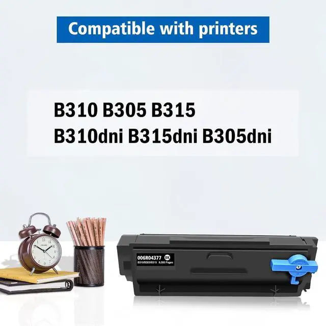 Alt view image 2 of 5 - Ennovor B310 B305 B315 Toner Cartridge 006R04377 with New Chip Remanufactured for Xerox B310dni B315dni B305dni Printer High Capacity 8000 Page Yields