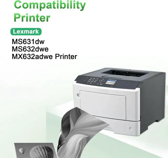 Alt view image 2 of 7 - Ennovor 66S1X00 MS631 Extra High Yield Remanufactured Toner Cartridge for Lexmark 66S1X00 Toner Cartridge for Lexmark MS631 MS632 MX632 Toner Printer31000 Pages