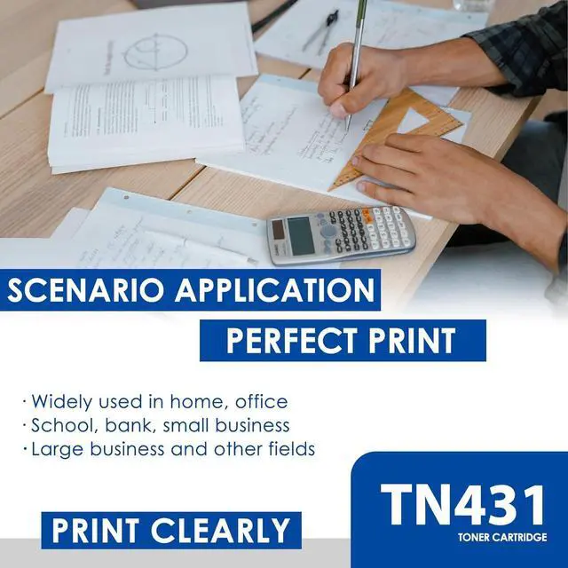 Alt view image 4 of 7 - Ennovor TN431Y TN431 Toner Cartridge, Compatible for Brother TN-431 Yellow Toner Cartridge HL-L8260CDW HL-L8360CDW MFC-L8610CDW MFC-L8900CDW HL-L9310CDW Printer , Yellow (1 Pack)