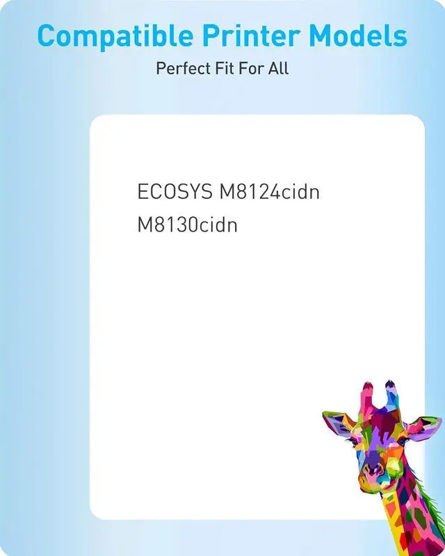 Alt view image 2 of 6 - Ennovor MasaiMara TK8117 TK-8117 TK-8117K TK-8117C TK-8117M TK-8117Y High Capacity Compatible Toner Cartridges Replacement for Kyocera ECOSYS M8124cidn M8130cidn Printer (4-Pack)