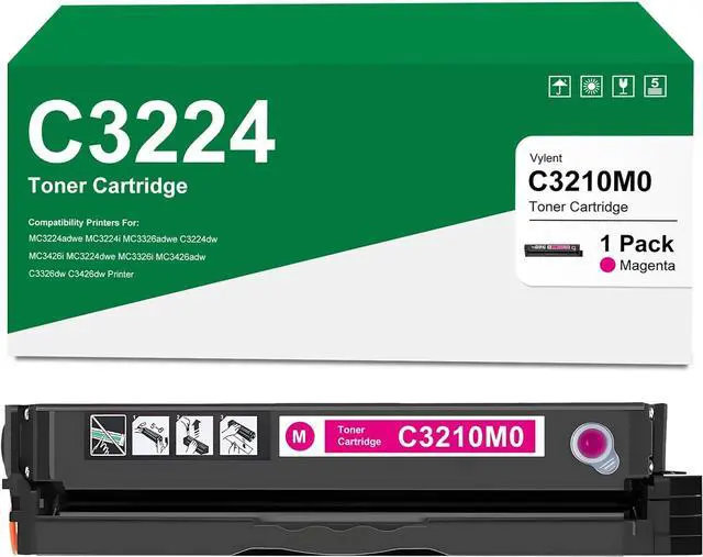 Main image of Ennovor C3210M0 Magenta Toner Cartridge 1-Pack C3210 Toner Replacement for Lexmark C3210M0 Toner Cartridge for C3224 C3326 C3426 MC3224 MC3326 MC3426 Printer Ink