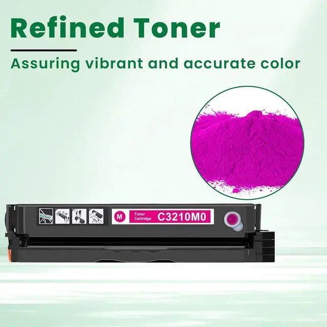 Alt view image 4 of 7 - Ennovor C3210M0 Magenta Toner Cartridge 1-Pack C3210 Toner Replacement for Lexmark C3210M0 Toner Cartridge for C3224 C3326 C3426 MC3224 MC3326 MC3426 Printer Ink