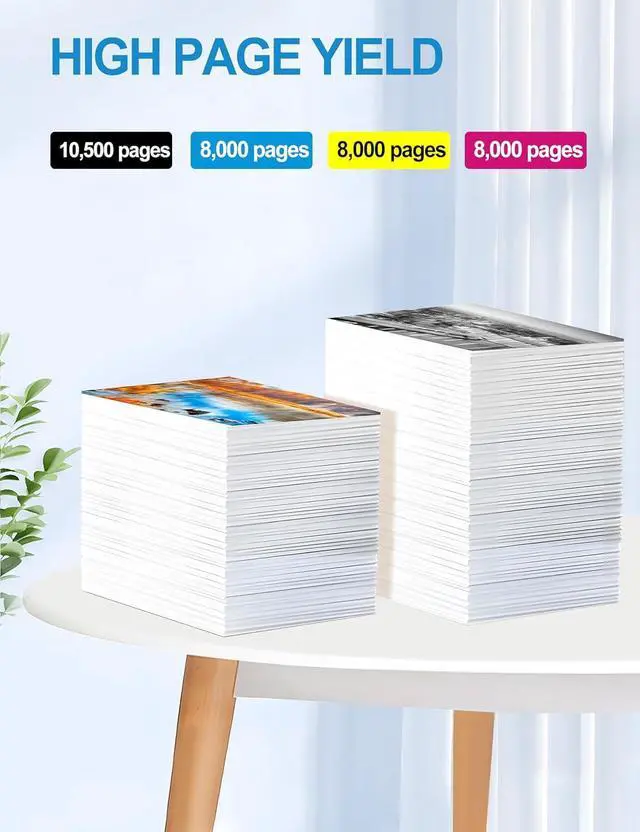 Alt view image 3 of 5 - Ennovor Versalink C400/C405 Toner Bundle - High Capacity 106R03512 106R03514 106R03515 106R03513 Compatible for Xerox VersaLink C400 C405 C400D C400DN C405N C405DN Printer (BCMY, 4-Pack)