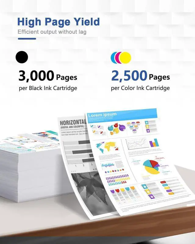 Alt view image 3 of 7 - 201X High-Yield Toner Cartridge | Replacement for HP CF400X-403X Compatible with Color LaserJ Pro M252dw, MFP M277dw/c6 5-Pack (2Black/1Cyan/1Yellow/1Magenta) Full Set