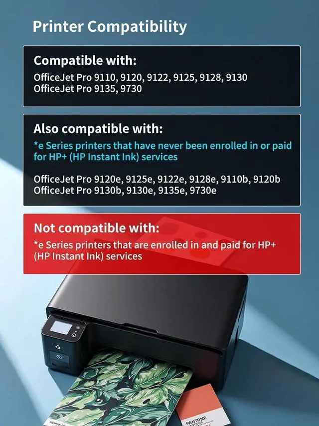 Alt view image 2 of 7 - Ennovor 936e Ink Cartridges Replacement for HP 936XL HP 936 Combo Pack with Chip Compatible with HP OfficeJet Pro 9110 9120 9130 9720 9730 Printers (1 Black, 3 Color, 4-Pack)