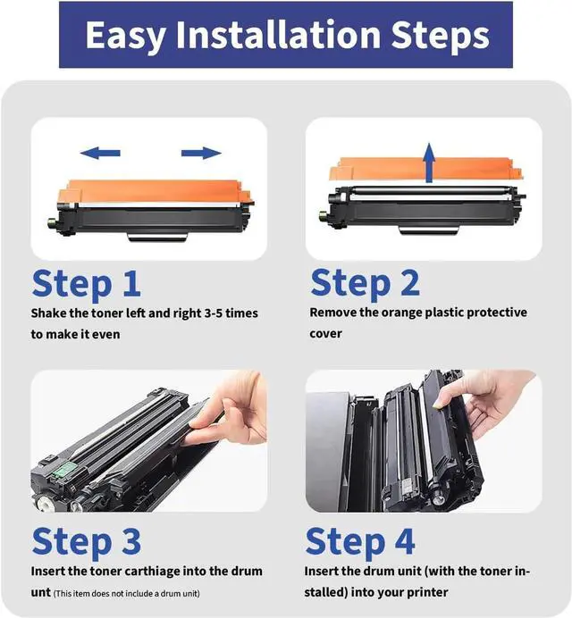 Alt view image 5 of 7 - Ennovor TN221 / TN225 Toner Cartridges 4 Pack Replacement for Brother TN-221 TN-225 TN225 Black High Yield Toner Cartridge HL-3170CDW MFC-9130CW MFC-9340CDW Printer TN225BK TN225C TN225M TN225Y