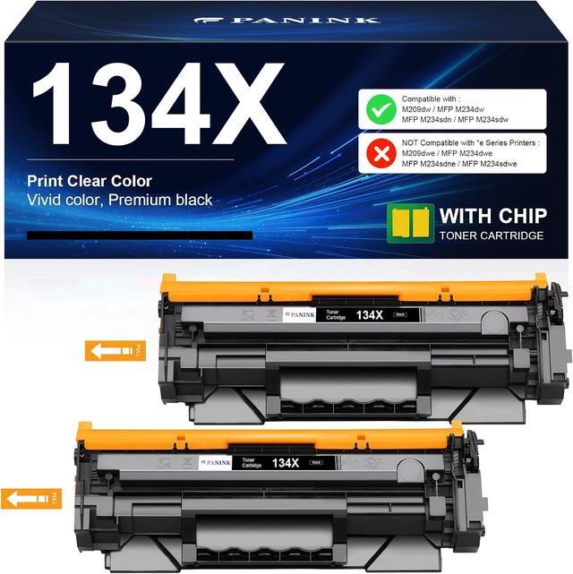 Main image of Ennovor 134X Black Toner Cartridge Replacement for HP 134X W1340X 134A W1340A Toner Cartridge Compatible with HP M209dw MFP M234dw M234sdw M234sdn Printer (with Chip,2 Black)