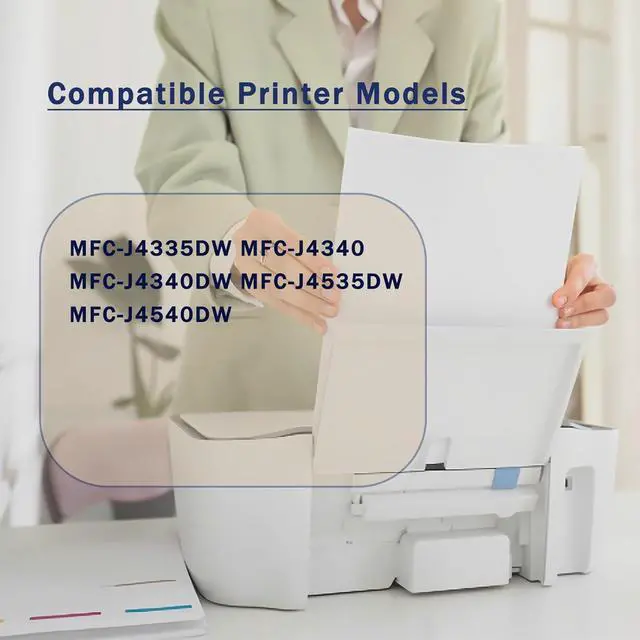 Alt view image 2 of 7 - Ennovor LC426 Ink Cartridges Compatible for Brother MFC-J4335DW MFC-J4340 MFC-J4340DW MFC-J4535DW MFC-J4540DW Printers, Capacity 3000 Pages, with Chip, Stable Output (2 Set)