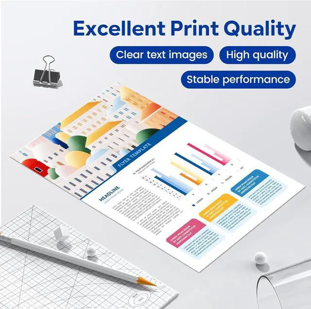 Alt view image 4 of 5 - Ennovor 410A Toner Cartridge 4 Pack Replacement for HP 410A CF410A CF411A CF412A CF413A Compatible for Color Pro MFP M477fnw M477fdw M477fdn M452dn M452dw M452nw Printer Ink (1BK/1C/1M/1Y)