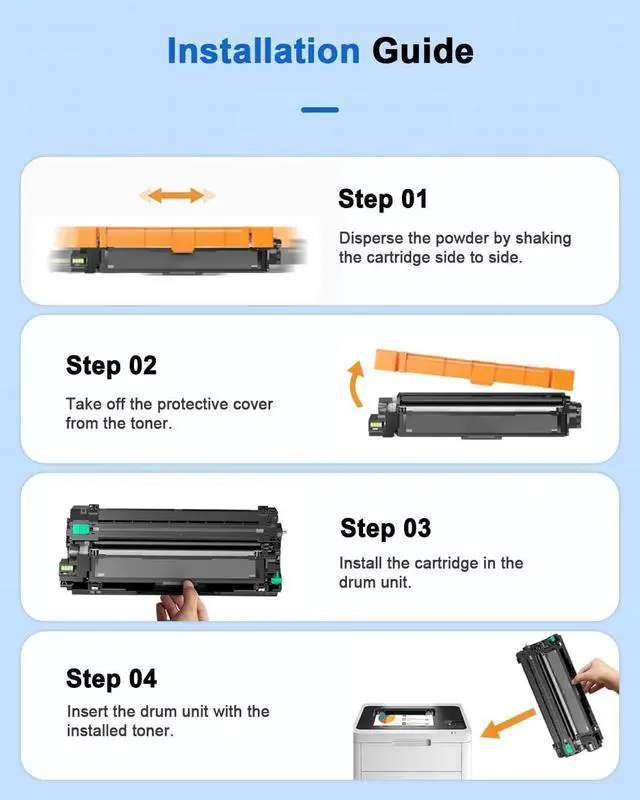 Alt view image 6 of 7 - Ennovor 05A High Yield Toner Cartridges Replacement for CE505A 05A Compatible with P2035 P2035n P2030 P2055 P2055d P2055dn P2055x Pro 400 M401n M401dne M401dw M425dn M425dw Printer Black 2-Pack
