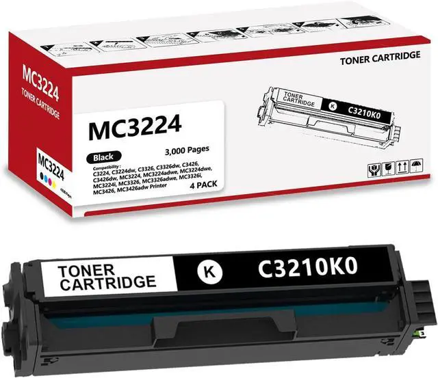 Main image of Ennovor MC3224 MC3326 Toner Cartridge Black Replacement for C3210k0 Extra High Capacity Toner Cartridge for C3326dw C3224dw C3426dw MC3224i MC3426i MC3326i MC3224dwe MC3224adwe Printer