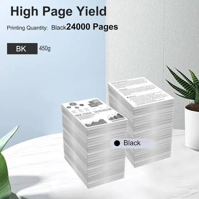 Alt view image 3 of 6 - Ennovor MS.R TN626 TN328 TN330 TN628 Toner Cartridge Compatible forTN626 Black Konica Minolta Bizhub C300i C360i C250i C7130i C450i C550i C650i(1 Pack)